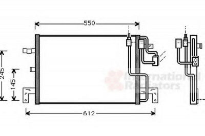 VAN WEZEL 47005032 -  Конденсатор, кондиционер